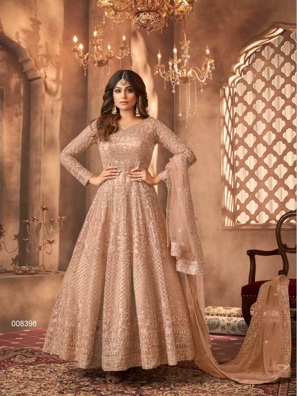 Net Embroidery Sequin Gowns - MYLUXURY LANE ENTERPRISE